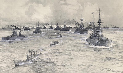 FLEET REVIEW 1919 – A POST WW1 ASSEMBLY IN THE THAMES