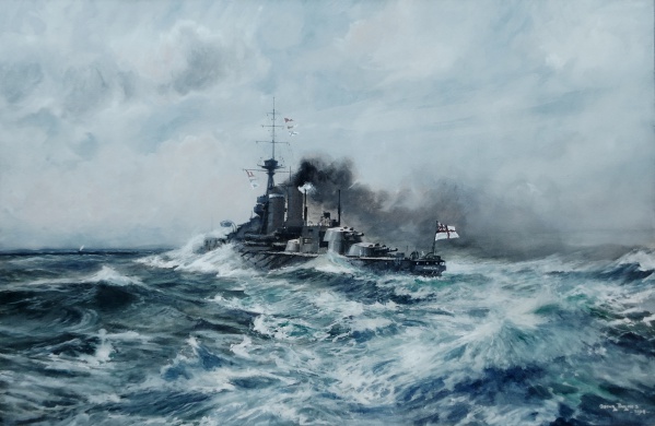 HMS CENTURION by Oscar Parkes