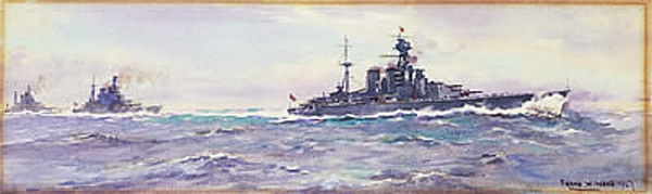 HMS HOOD AND THE 1ST BATTLE CRUISER SQUADRON, 1927