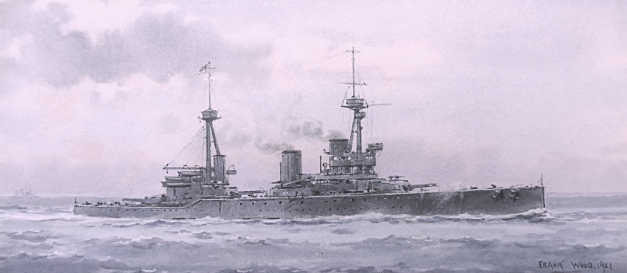 HMS INFLEXIBLE AT THE TIME OF JUTLAND – SUMMER 1916