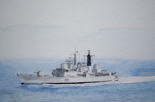 HMS MANCHESTER – TYPE 42 DESTROYER