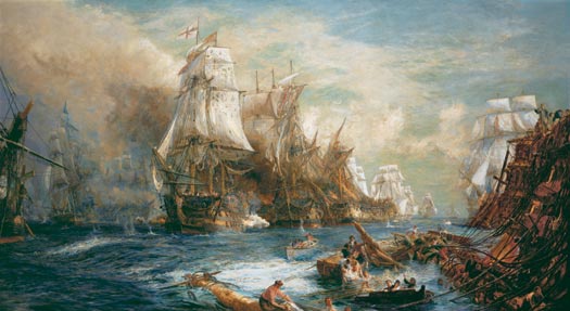 THE BATTLE OF TRAFALGAR 2.30 PM AND HMS VICTORY