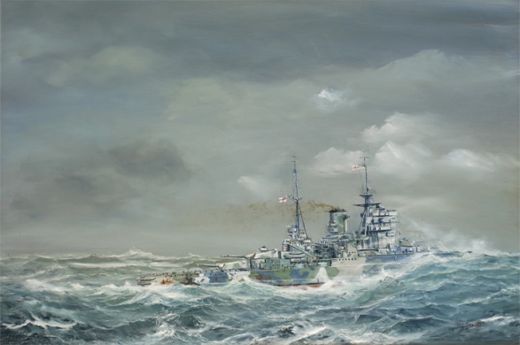 HMS QUEEN ELIZABETH 1941- 44