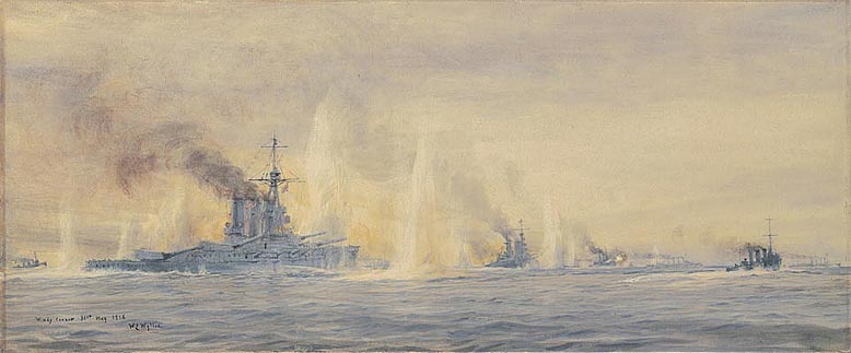 Jutland: HMS TIGER and battle cruisers at Windy Corner, 31st May 1916